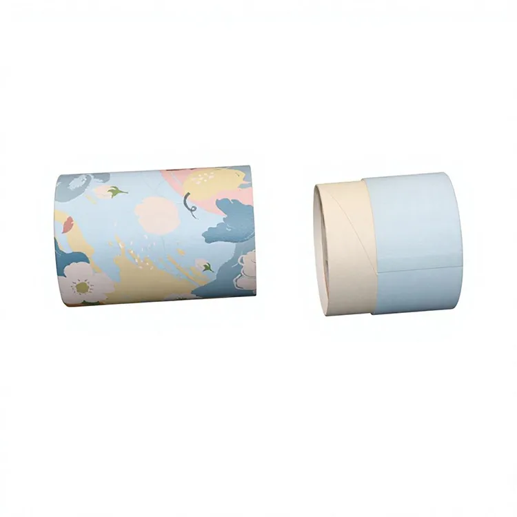 Custom logo disposable recyclable paper tube 4-hole Paper Tube Boxes
