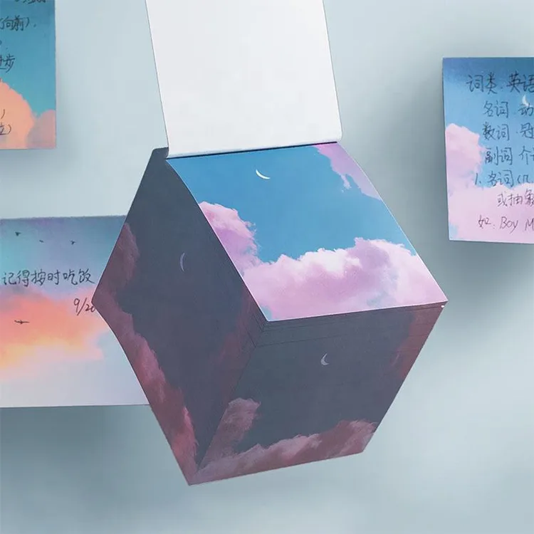 Custom logo printing Note Cubes