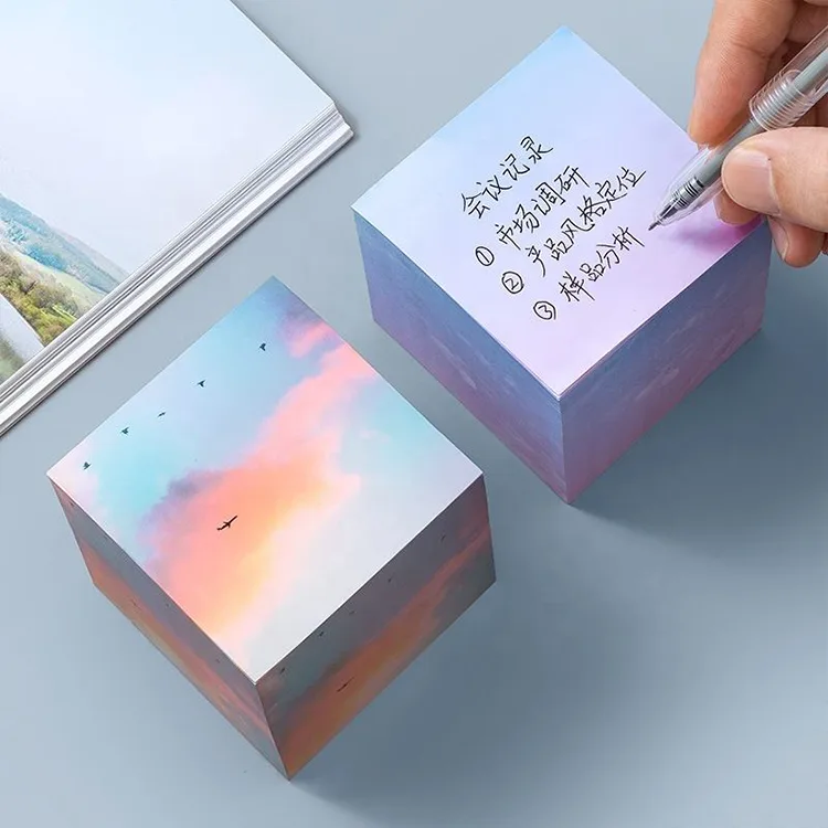 Custom logo printing Note Cubes