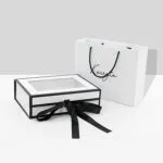 Customizable Foldable White Paper Gift Box
