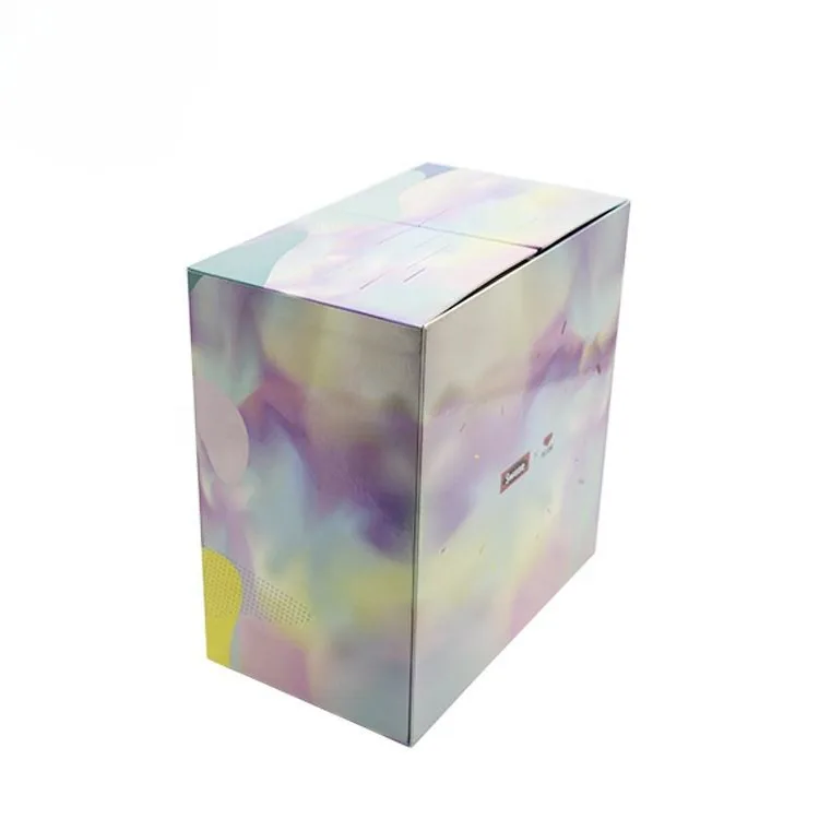 Double-Door Rigid Boxes Packaging uses recycled materials