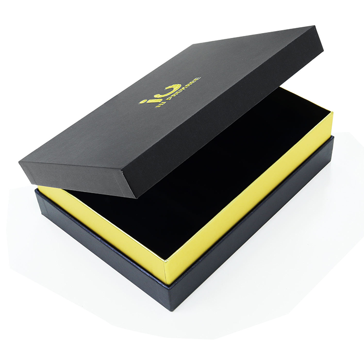 Caja de regalo de cartón rígido, elegante y lujosa, con asas para colgar del hombro y del cuello