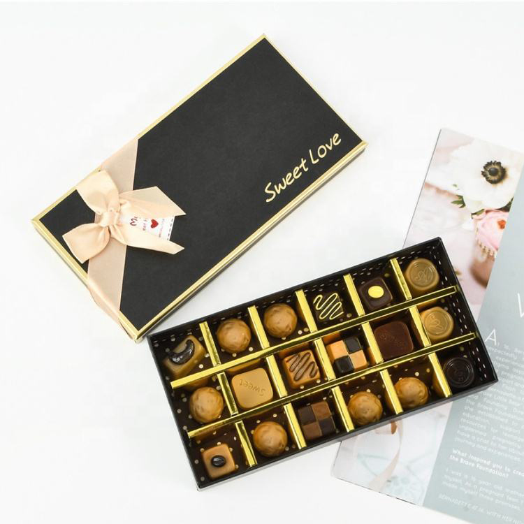 Embalagem alimentar: Caixa de presente artesanal para chocolate