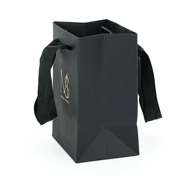 Handmade eco-friendly art paper shopping bags