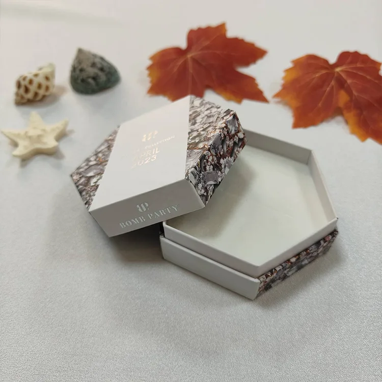 High-quality high-end cosmetics and jewelry, Hexagon Rigid Boxes