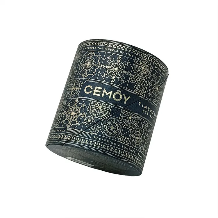 Paper Tube Boxes Luxury Candle Boxes with Blister Packaging