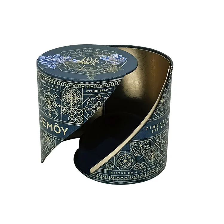Paper Tube Boxes Luxury Candle Boxes with Blister Packaging