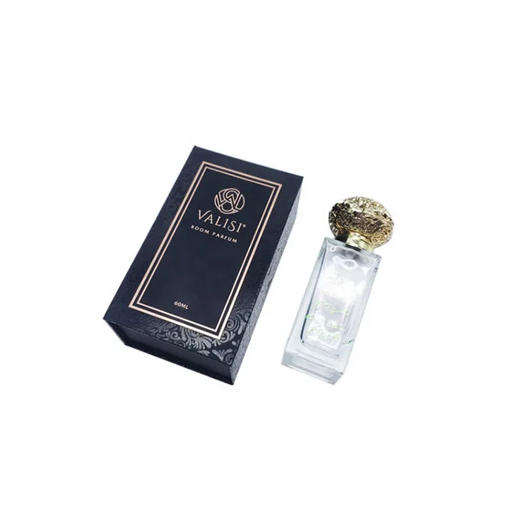 UV-coated foam-lined rigid custom perfume boxes
