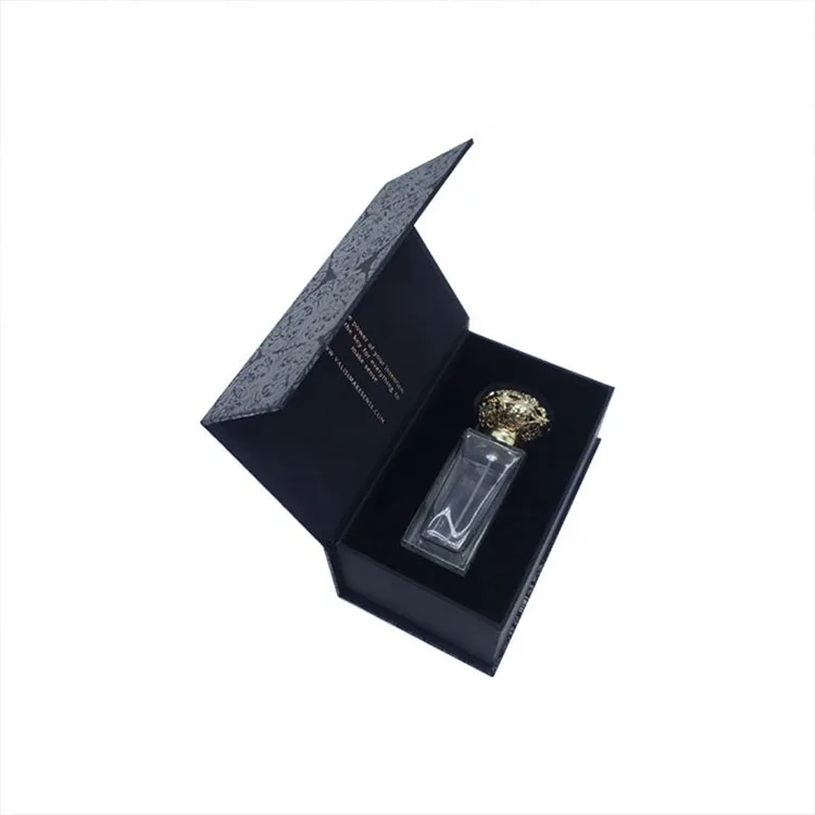 UV-coated foam-lined rigid custom perfume boxes