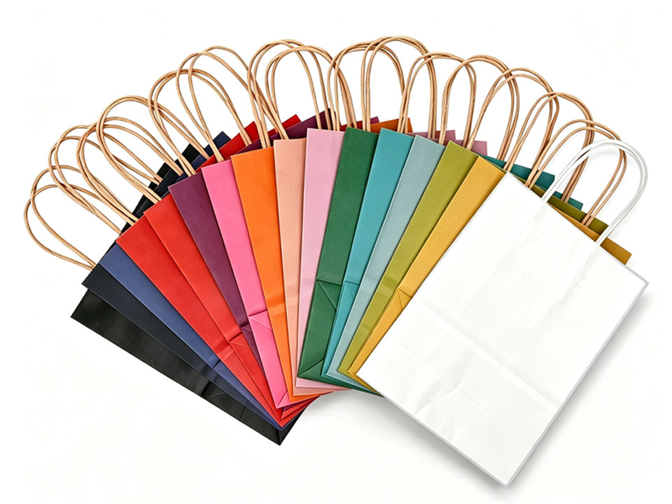 Dyed-Through and Colored Paper Bags