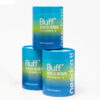 Stacked cat snack paper canisters