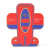 Airplane-Shaped Candy Gift Box with Three Compartments