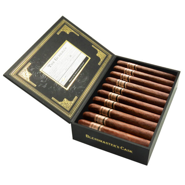 Black Book-Style Cigar Box with Gold Foil Detailing