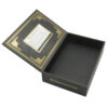 Black Book-Style Cigar Box with Gold Foil Detailing