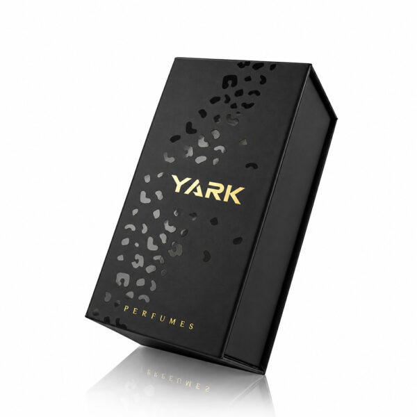 Black Book-Style Perfume Gift Box with White Foam Insert