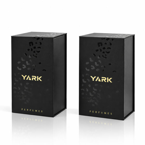 Black Book-Style Perfume Gift Box with White Foam Insert