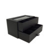 Black Double Drawer Automotive Gift Box with Display Window