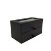 Black Double Drawer Automotive Gift Box with Display Window