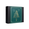Black Lift-Off Gift Box with Dual Insert and Holiday Sleeve