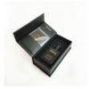 Black Magnetic Dropper Bottle Gift Box with Card Pocket