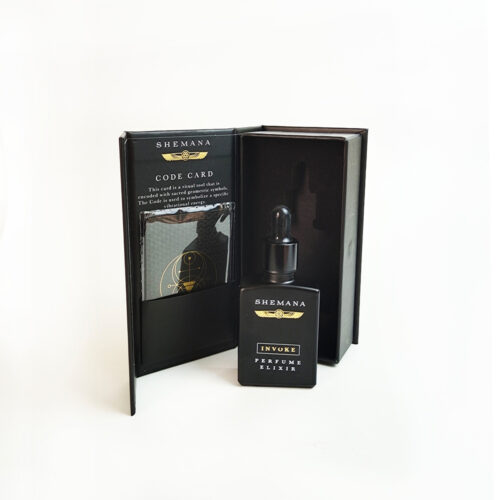 Black Magnetic Dropper Bottle Gift Box with Card Pocket Black Magnetic Dropper Bottle Gift Box with Card Pocket