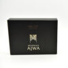 Black Shoulder Neck Ajwa Date Gift Box with Gold Foil Logo