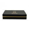 Black Shoulder Neck Ajwa Date Gift Box with Gold Foil Logo