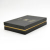 Black Shoulder Neck Ajwa Date Gift Box with Gold Foil Logo