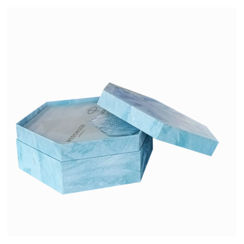 Blue Hexagonal Mug and Pen Gift Box with Fitted Insert Blue Hexagonal Mug and Pen Gift Box with Fitted Insert