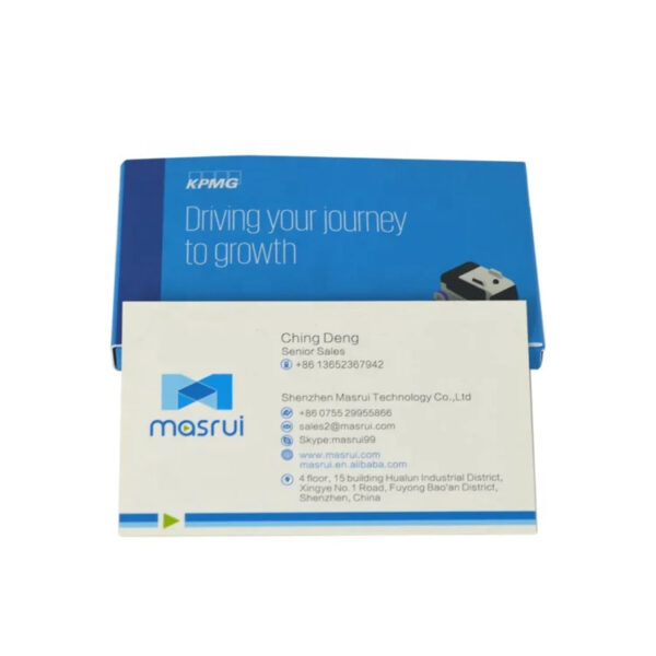Blue Mobility Video Brochure with LCD and Speaker Grille