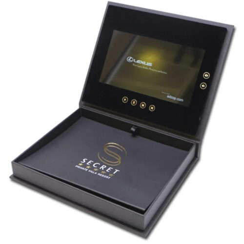 リゾートプロモーション用「本型」ビデオプレゼンテーションボックス