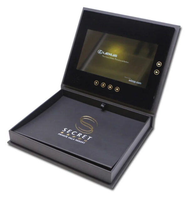 リゾートプロモーション用「本型」ビデオプレゼンテーションボックス