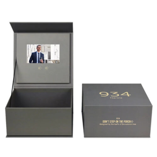 Charcoal LCD Video Gift Box for Music Album Promotions Charcoal LCD Video Gift Box for Music Album Promotions