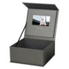 Charcoal LCD Video Gift Box for Music Album Promotions