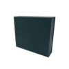 Dark Green Clamshell Rigid Box with Ribbon-Lift Inner Lid