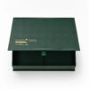 Dark Green Rigid Video Gift Box with LCD Screen and Ribbon