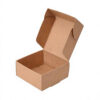 Die-Cut Kraft Folding Carton with Rounded Locking Flaps