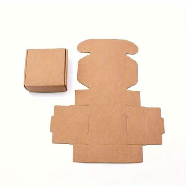 Die-Cut Kraft Folding Carton with Rounded Locking Flaps