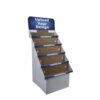 Five-Tier Corrugated Coffee Floor Display with Header