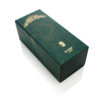 Forest Green Gin Bottle Presentation Box with Gold Print