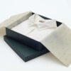 Forest Green Two-Piece Apparel Gift Box with Gold Logo