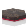 Hexagon Chocolate Gift Box with Molded Black Insert