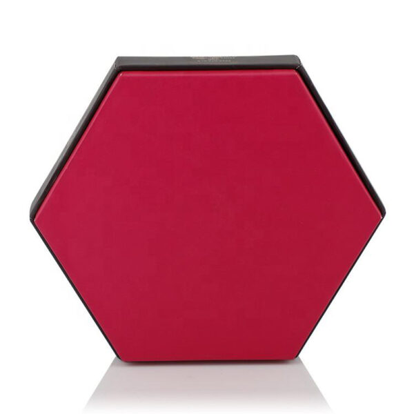 Hexagon Chocolate Gift Box with Molded Black Insert