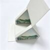 House-Shaped Rigid Gift Box with Hinged Teal Roof Lid