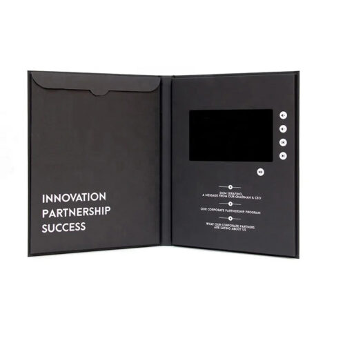 LCD Video Presentation Folder with Custom Document Pocket LCD Video Presentation Folder with Custom Document Pocket