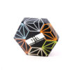 Multicolor Geometric Hexagon Rigid Box with Lift-Off Lid