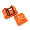 Orange Double-Door Perfume Gift Box with Dual Foam Insert