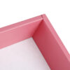 Pink Floral Two-Piece Wedding Gift Box with Gold Artwork