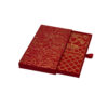 Red and Gold Tiger-Print VIP Card Drawer Box with Ribbon
