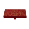 Red and Gold Tiger-Print VIP Card Drawer Box with Ribbon